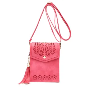 Laser Cut Printed Crossbody/Cell Phone Case