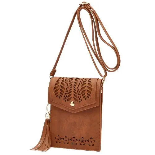 Laser Cut Printed Crossbody/Cell Phone Case