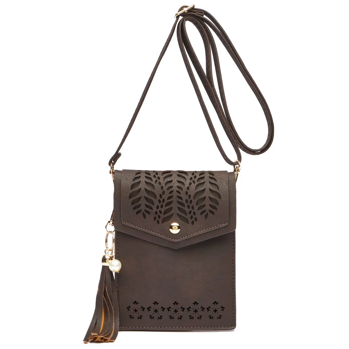 Laser Cut Printed Crossbody/Cell Phone Case