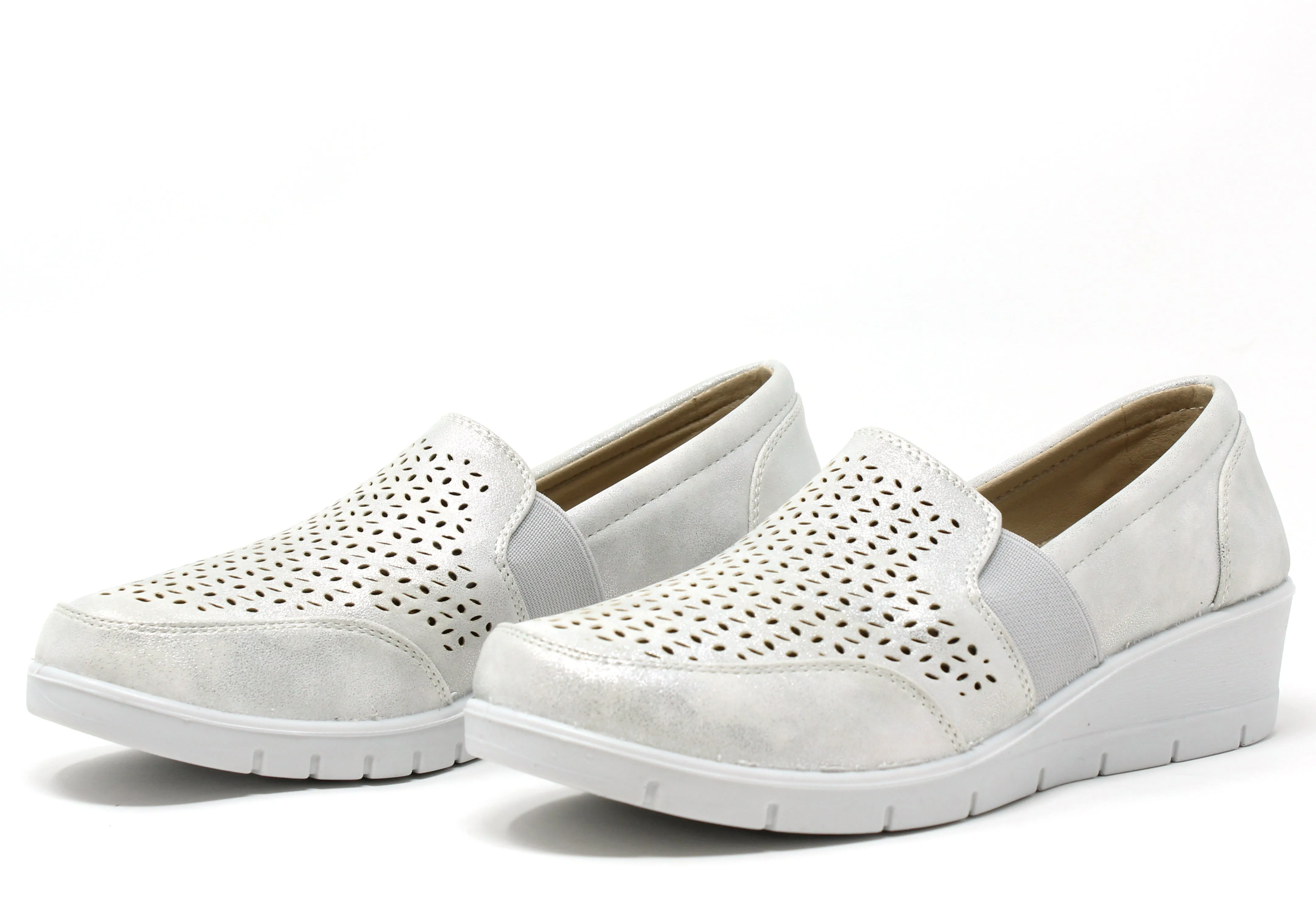 Laser Cut Wedge Shoe