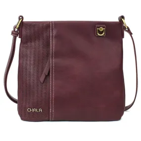 Lasercut Crossbody - Plum