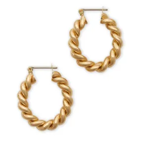 Laura Lombardi Jewelry - Cara Hoop Earrings (Gold)