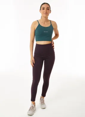 Laura Side Pocket Legging - Dark Purple