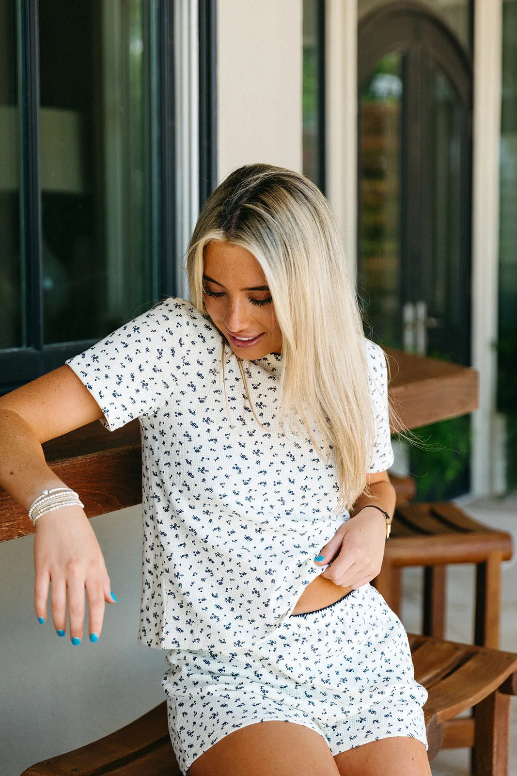 Laurie Floral Set - Cream