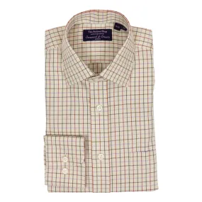 Lavender, Forest, Orange, and Berry Spread Collar Dress Shirt