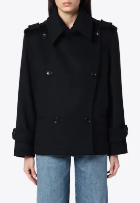 Laveno Double-Breasted Wool Coat