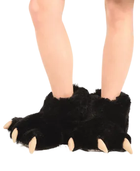 LazyOne Black Bear Paw Slipper