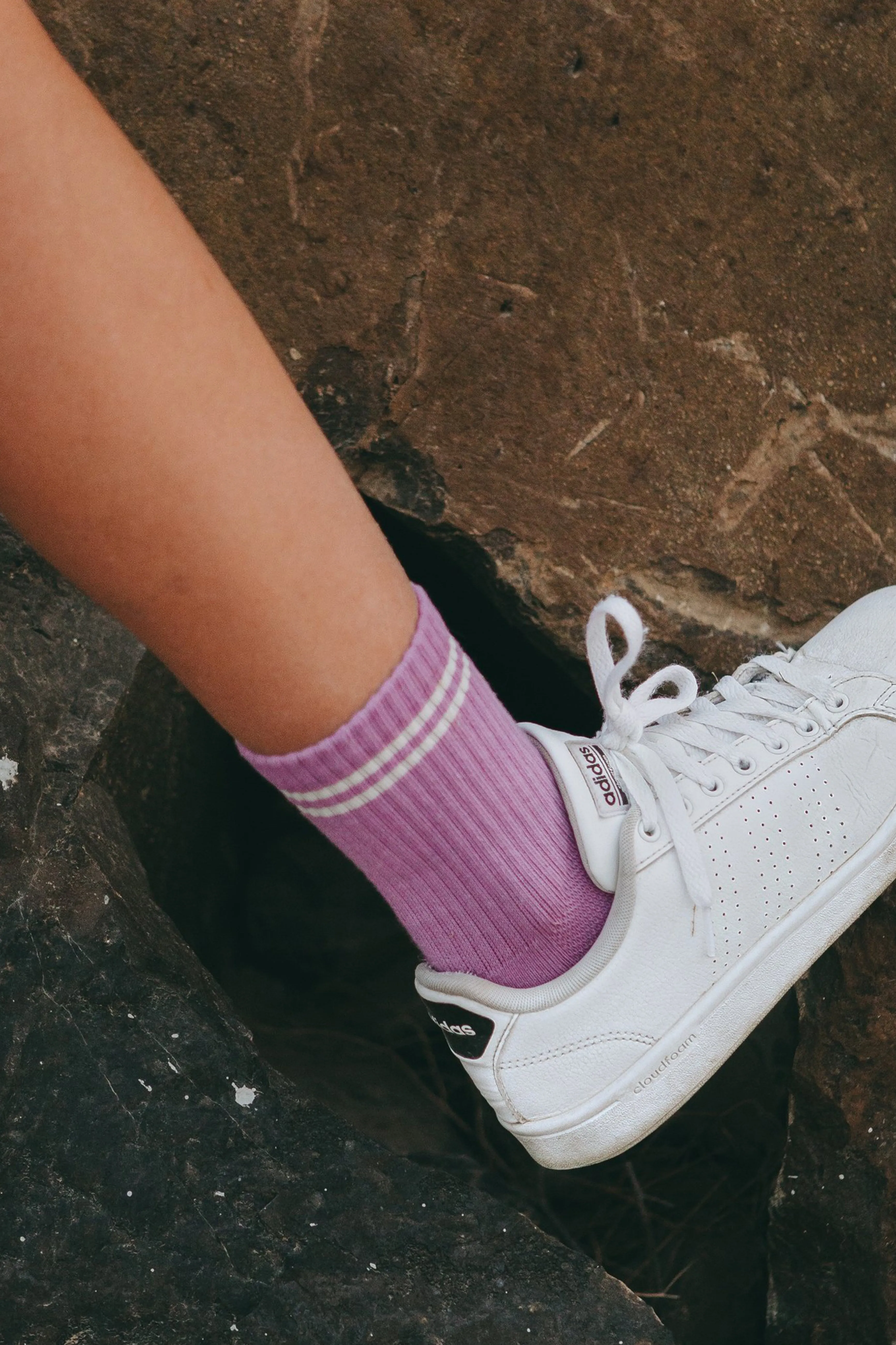 Le Bon Shoppe Boyfriend Grape Socks