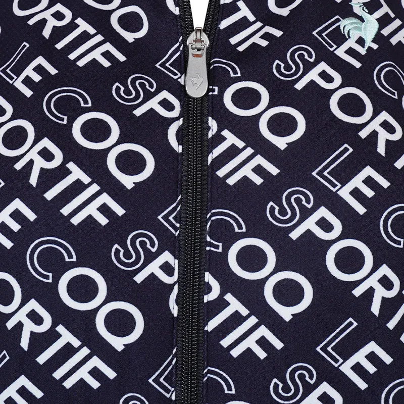 LE COQ SPORTIF GOLF Logo Patterned Women's Jacket (Navy)