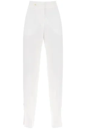 'le pantalon tibau' slit pants 241PA038 1359 WHITE