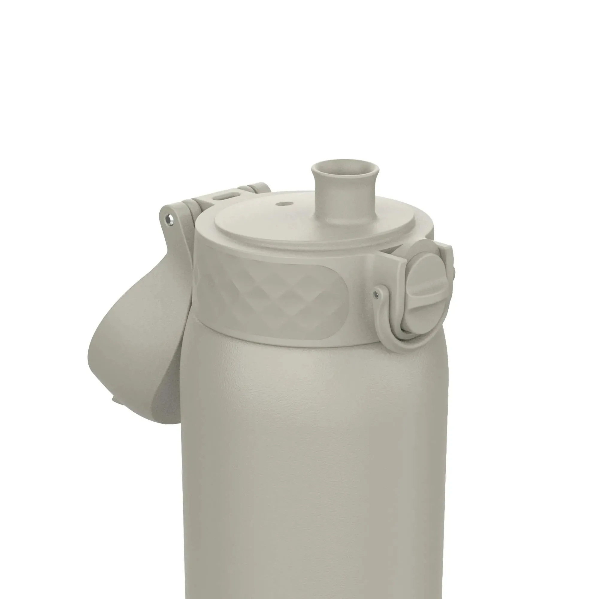 Leak Proof Water Bottle, Stainless Steel, Grey, 400ml (13oz)