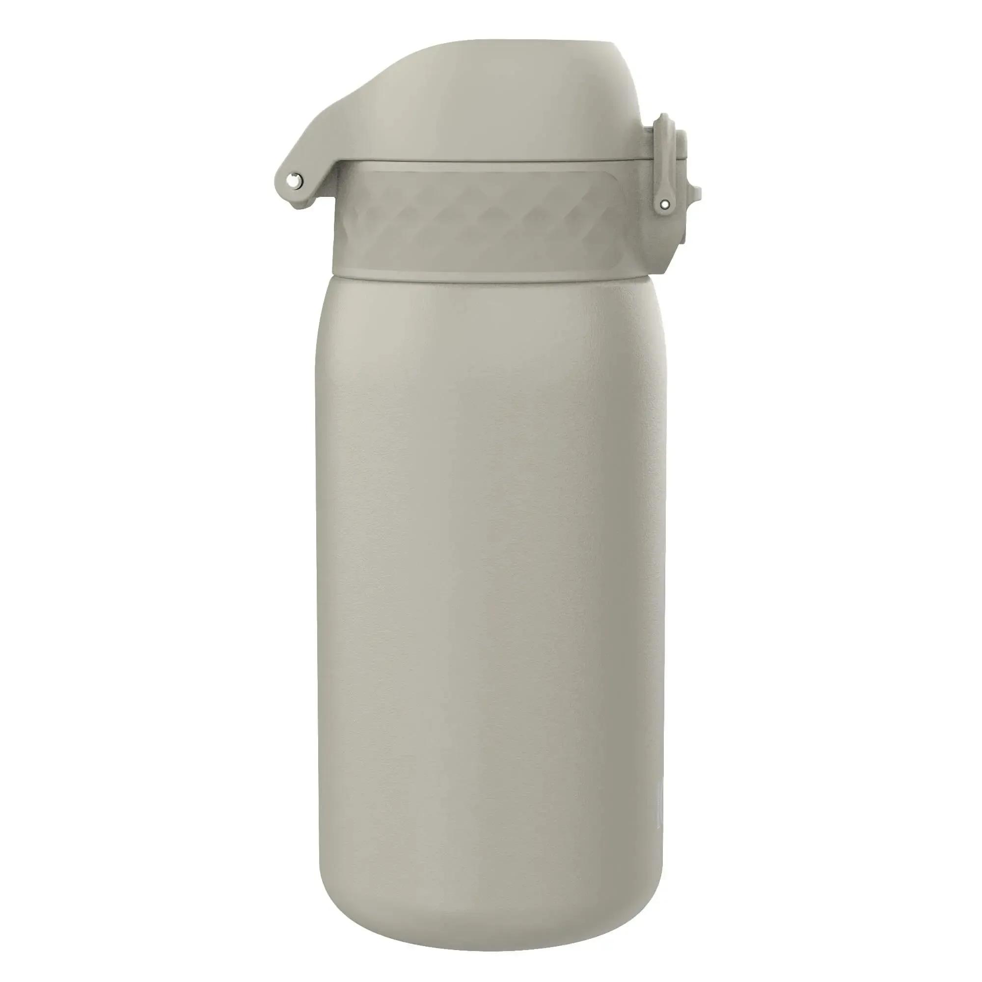 Leak Proof Water Bottle, Stainless Steel, Grey, 400ml (13oz)