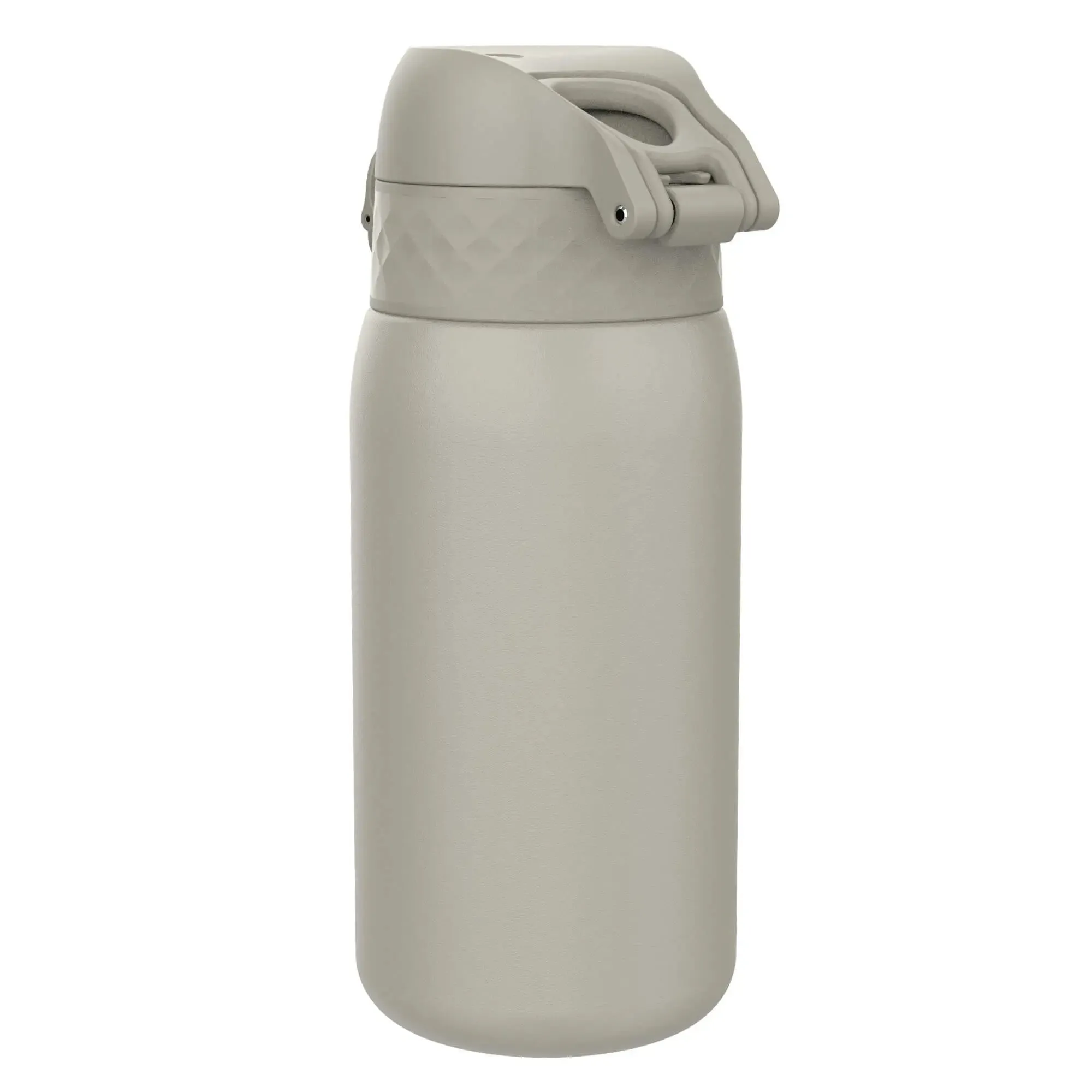 Leak Proof Water Bottle, Stainless Steel, Grey, 400ml (13oz)