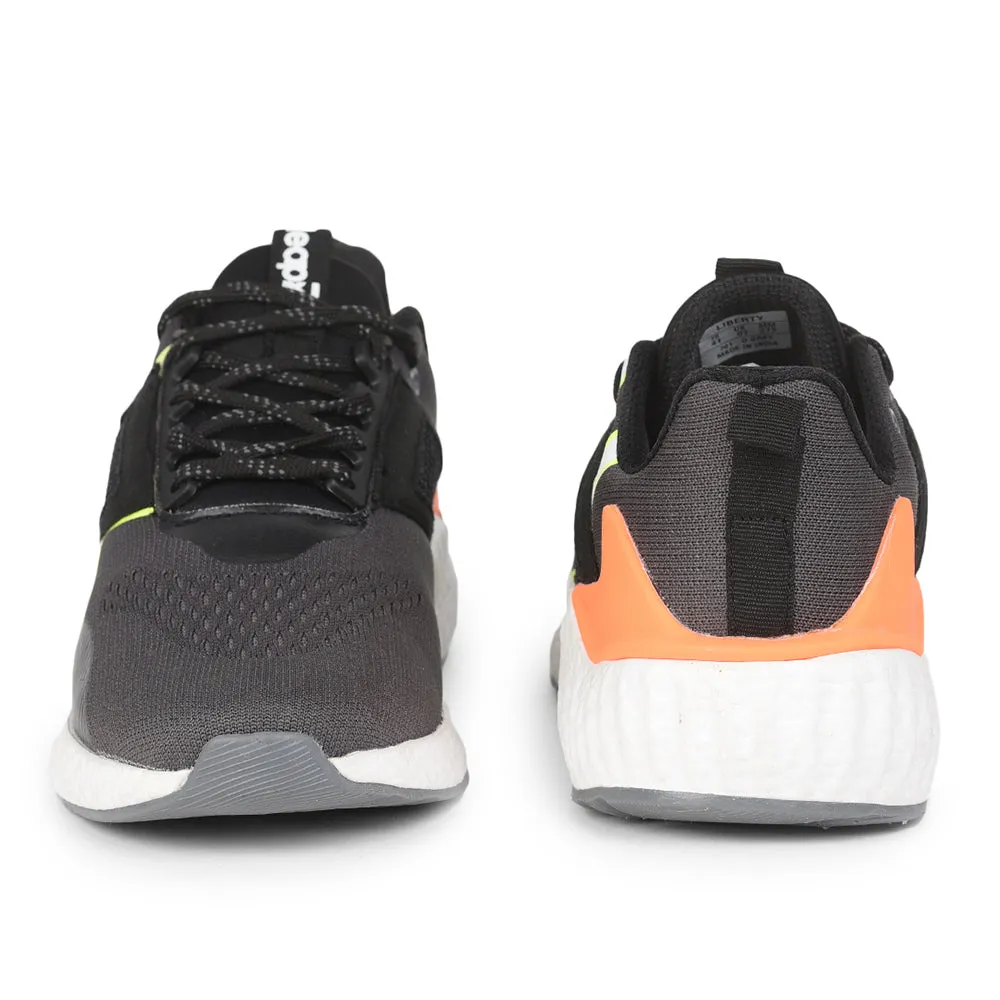 Leap7x Lacing Sports Shoes For Men (D.Grey) 701 By Liberty