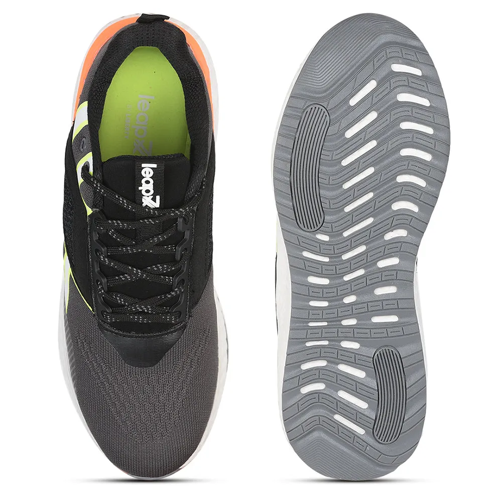 Leap7x Lacing Sports Shoes For Men (D.Grey) 701 By Liberty