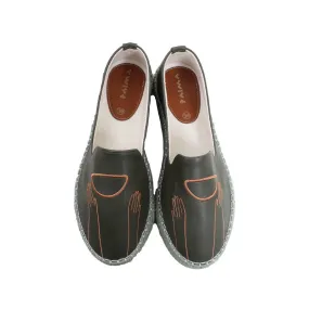 Leather Espadrilles Dreamy Olive