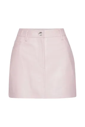 Leather Mini Skirt - Ballerina