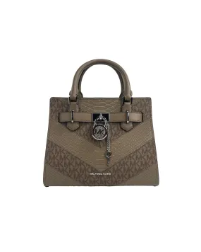 Leather Small Satchel Crossbody Bag with Adjustable Strap and Inner Pockets