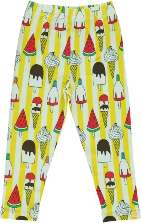 Leggings with ice cream