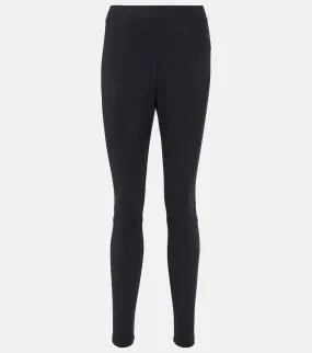 Leisure ebe skinny trousers in faux suede Max Mara, blue