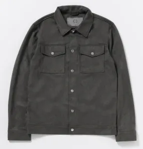 Lenny vegan suede Dk grey