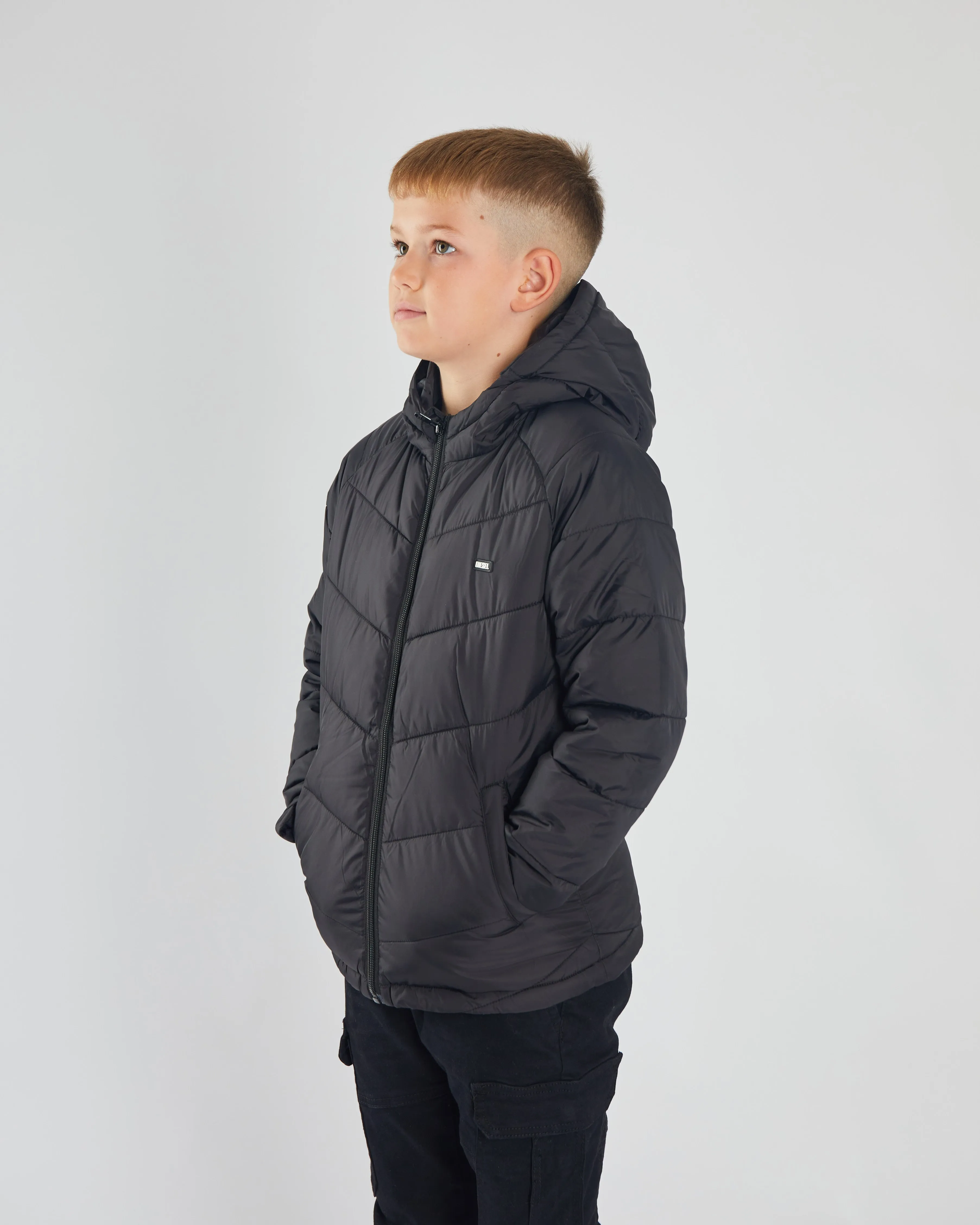 Leo Padded Jacket Black