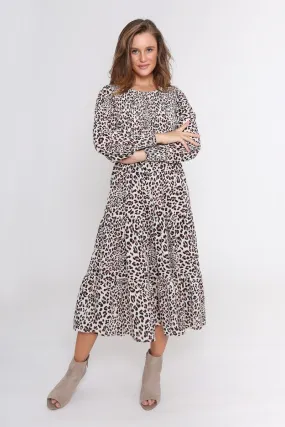 Leoni - Phoenix Dress - White Leopard