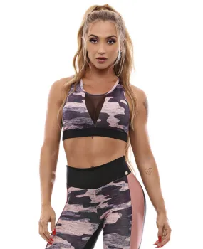 Let's Gym Top Camo Workout