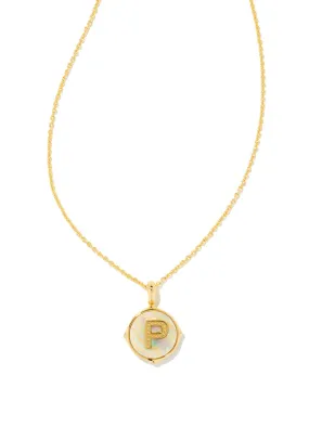 Letter P Necklace by Kendra Scott