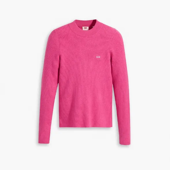 Levi's Crewneck RIB Sweater in Pink