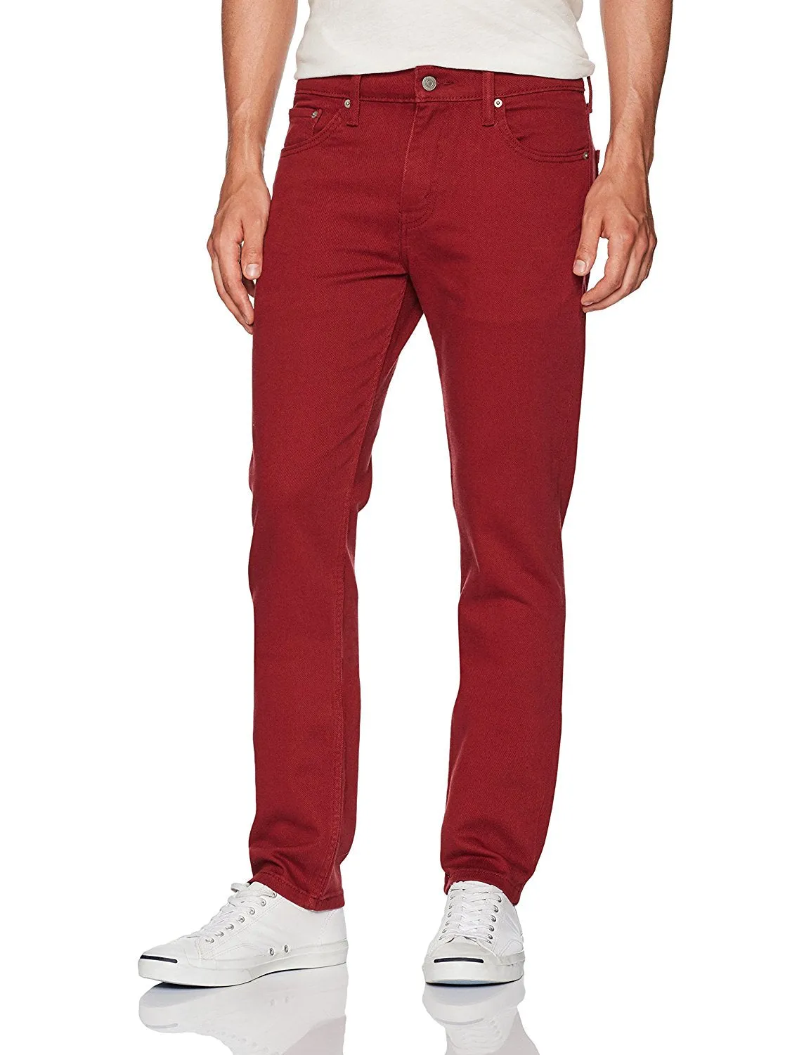 Levi's Men's 511 Slim Fit Jean Pomegranate-Piece Dye Stretch