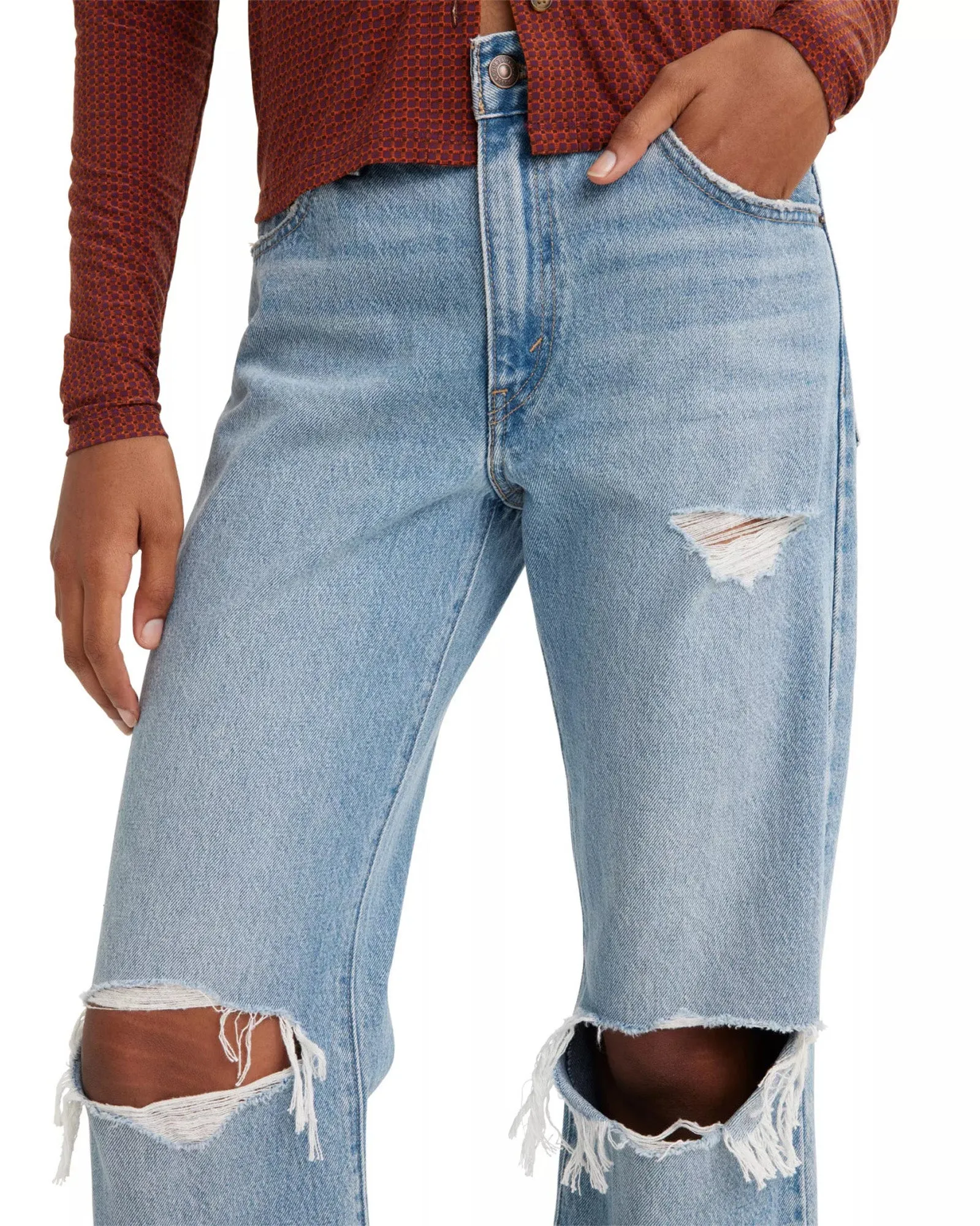 Levi's® Womens Baggy Boot Loose Bootcut Jeans - Flea Market Find