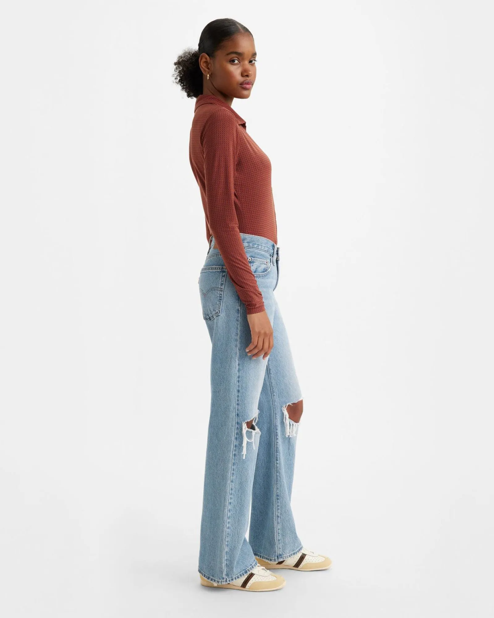 Levi's® Womens Baggy Boot Loose Bootcut Jeans - Flea Market Find