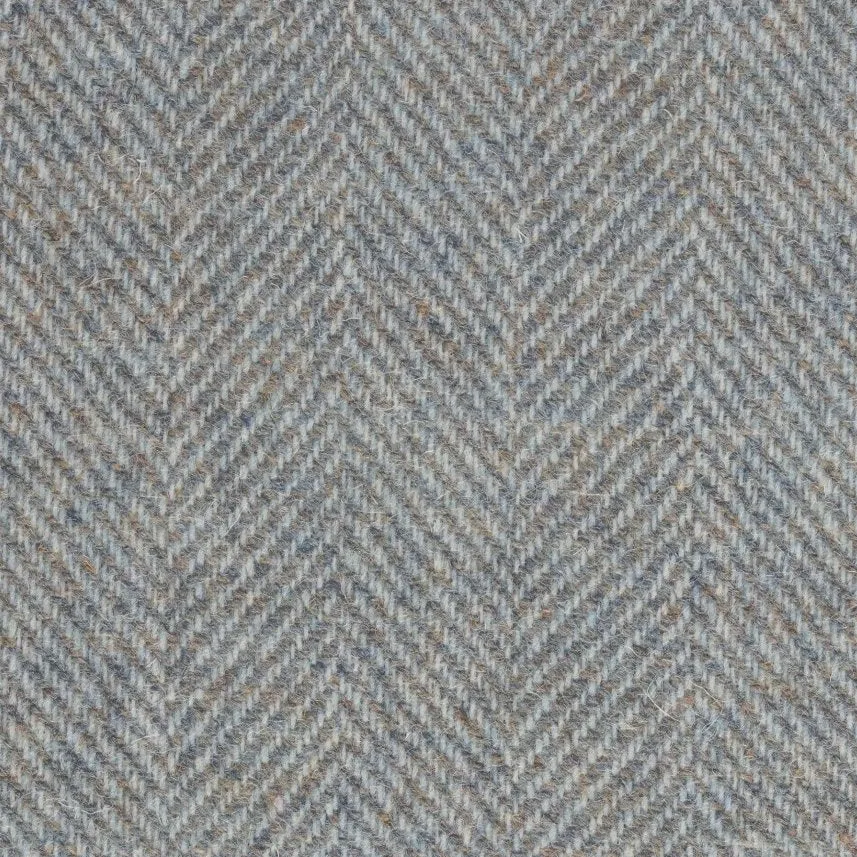 Light Blue Herringbone MWD FURN18-85 Harris Tweed