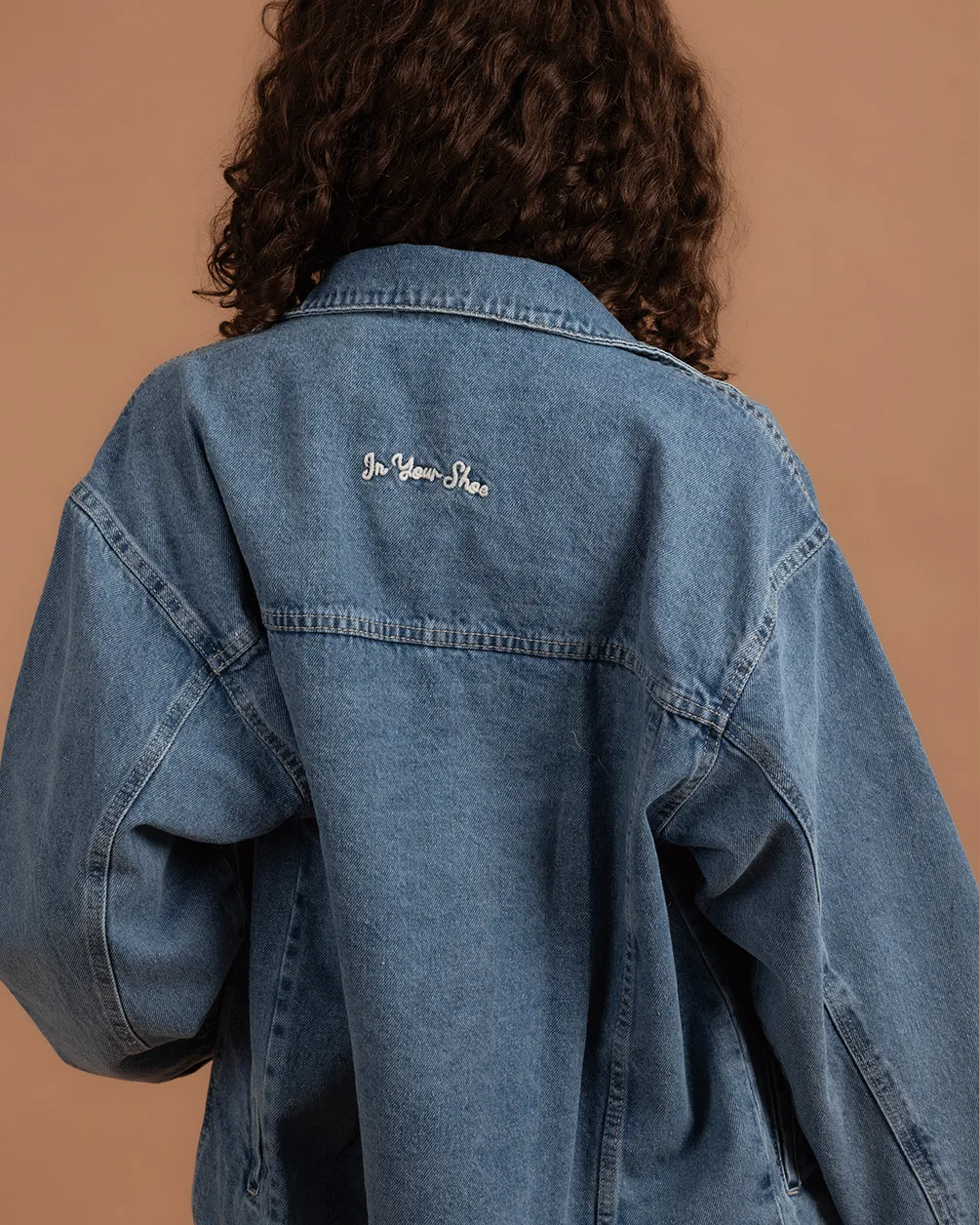 Light Blue Oversized Denim Jacket