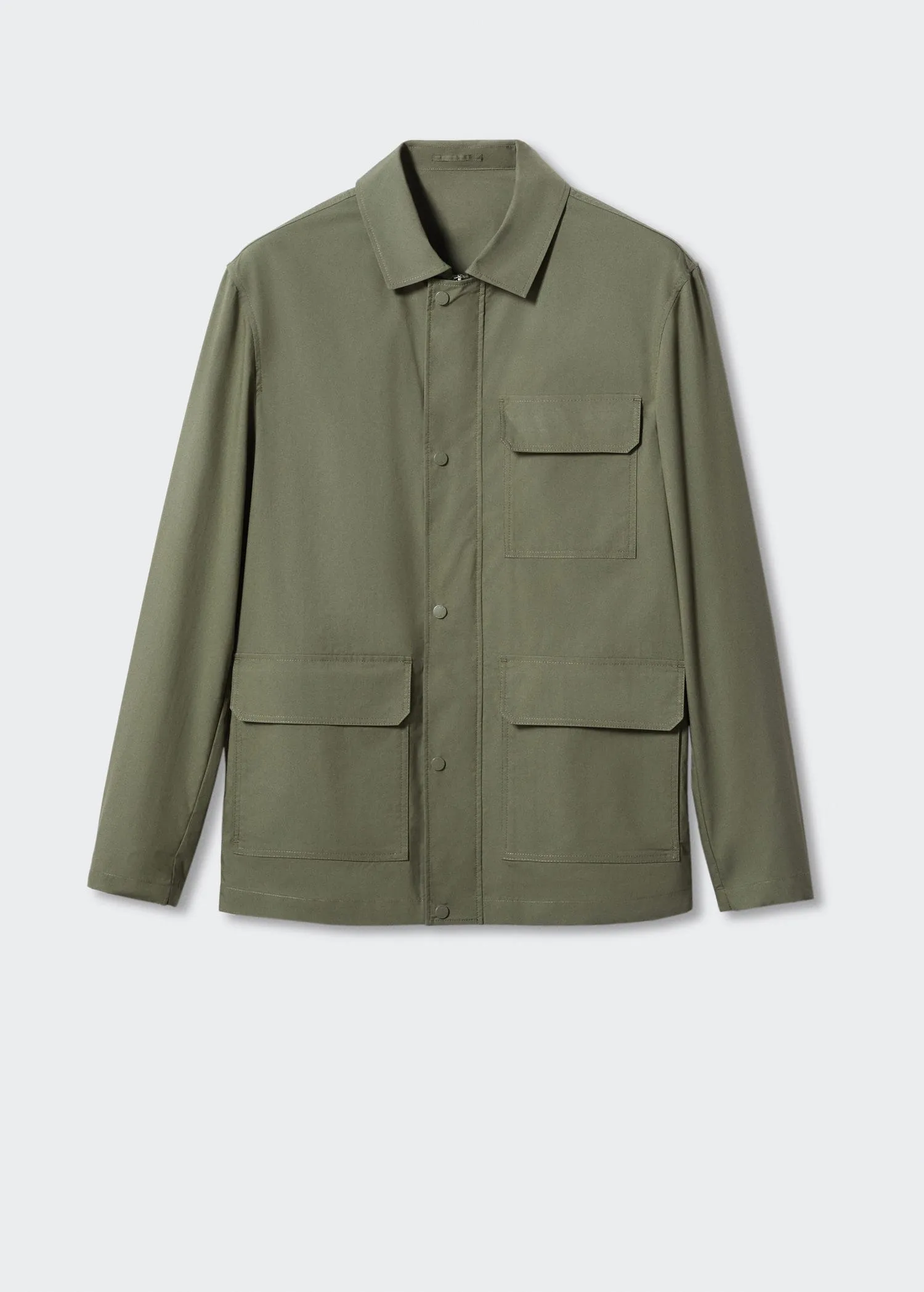 Light cotton jacket with pockets