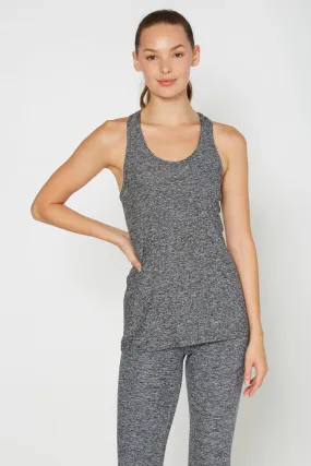 Light Heather Racer Tank