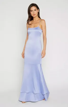 LIKELY Purple Satin Aurora Gown