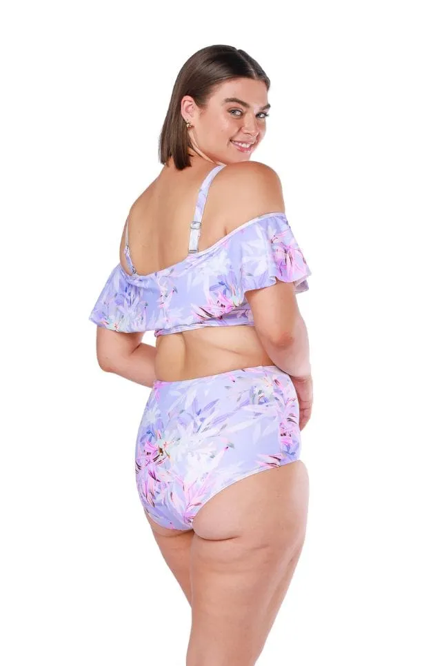 Lilac Florence High Waist Bikini Bottoms