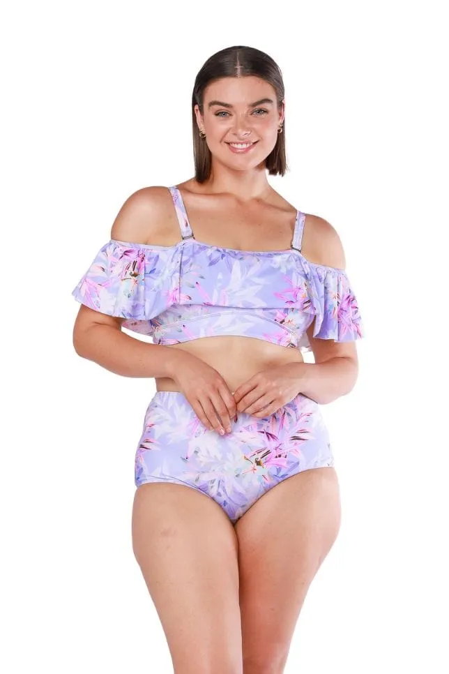 Lilac Florence High Waist Bikini Bottoms