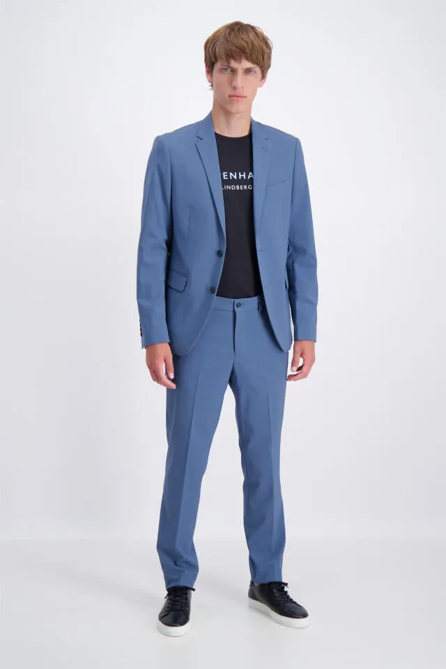 Lindbergh Plain Suit Slim Fit | Sky Blue