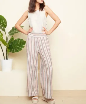 Linen Blend Palazzo Pant