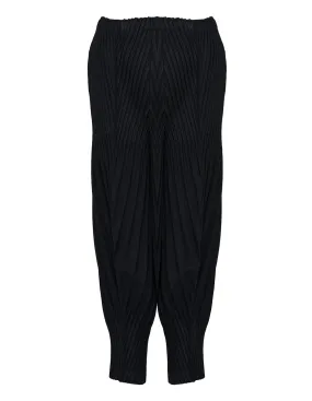 Linen Like Pleats Pleated Pant