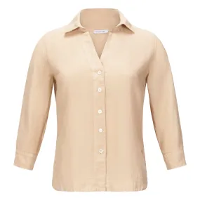 Linen Shirt - Beige