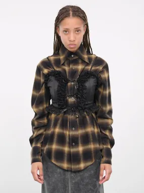 Lingerie Button Down (B007-CHECK)