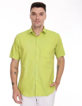 LINSEED Cotton Colour Shirt Half Sleeve - 17001