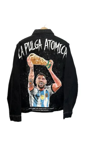 LIONEL MESSI CUP LIFTING VALKYRE DENIM JACKET