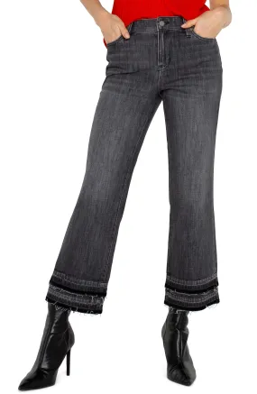 Liverpool Hannah Crop Flare Jean w/ Let Down Hem