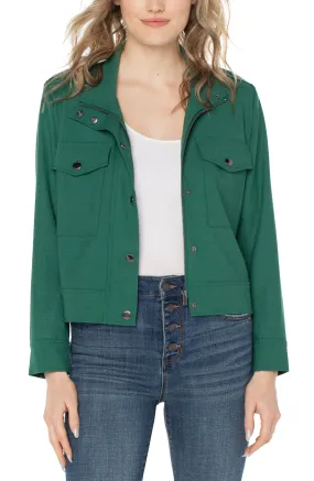Liverpool Utility Crop Jacket (Serpentine)