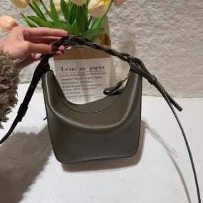 Loewe Hammock Hobo Bag Olive Green Medium